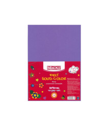 Fetru, 20x30cm, 180g/m2, violet, 10 foi, MAXI